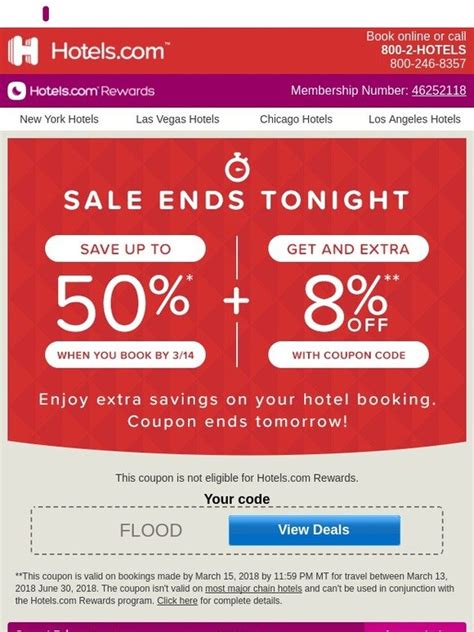 Hotels.com Coupons: Discounts and Promotion Codes for Hotels .
